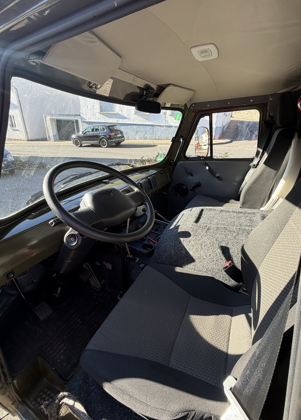 UAZ Buchanka Fahrerkabine mit Lenkrad und Sitzen